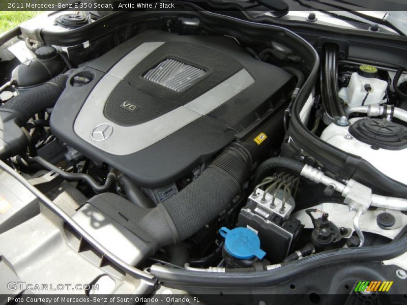 Arctic White / Black 2011 Mercedes-Benz E 350 Sedan