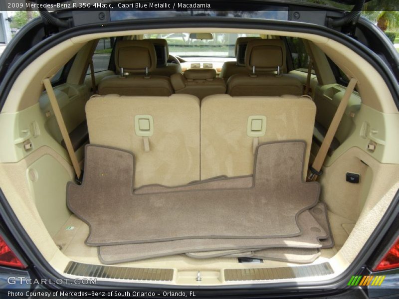 Capri Blue Metallic / Macadamia 2009 Mercedes-Benz R 350 4Matic