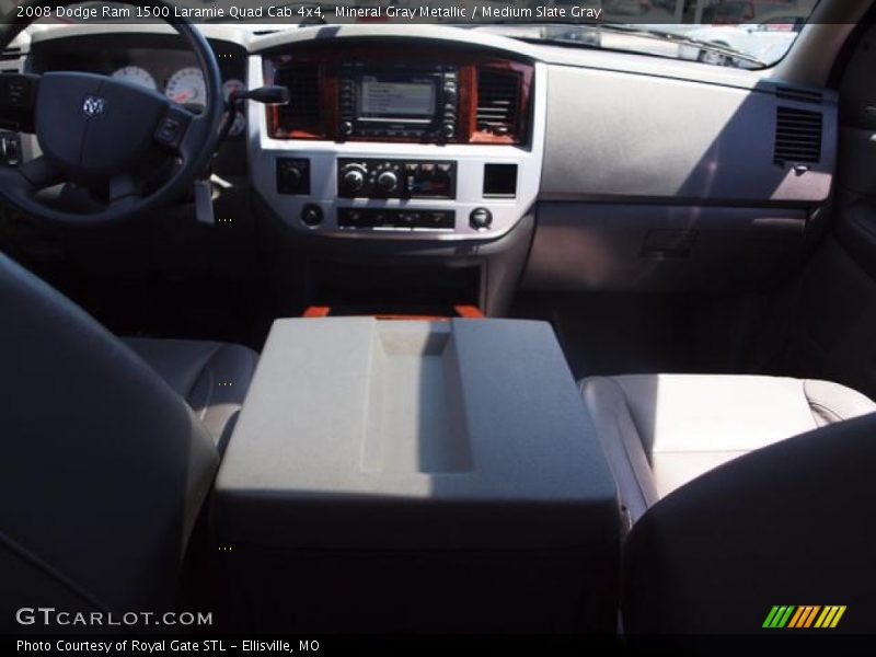 Mineral Gray Metallic / Medium Slate Gray 2008 Dodge Ram 1500 Laramie Quad Cab 4x4