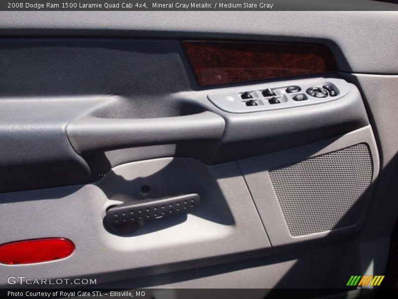 Mineral Gray Metallic / Medium Slate Gray 2008 Dodge Ram 1500 Laramie Quad Cab 4x4