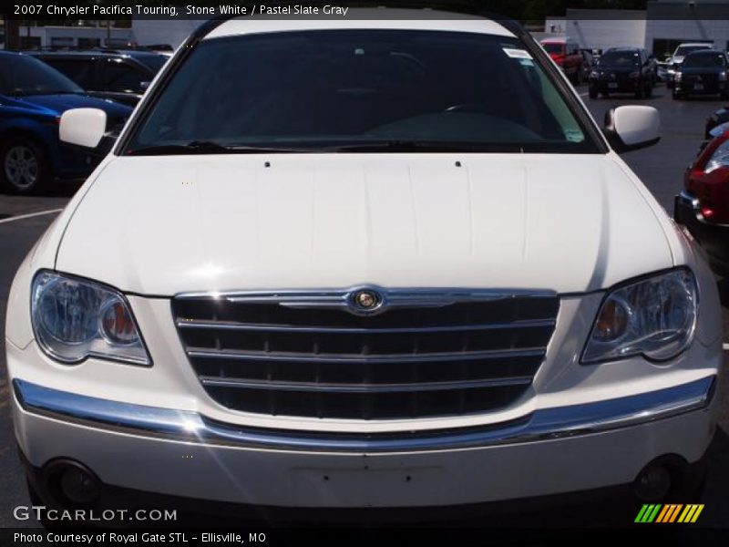 Stone White / Pastel Slate Gray 2007 Chrysler Pacifica Touring