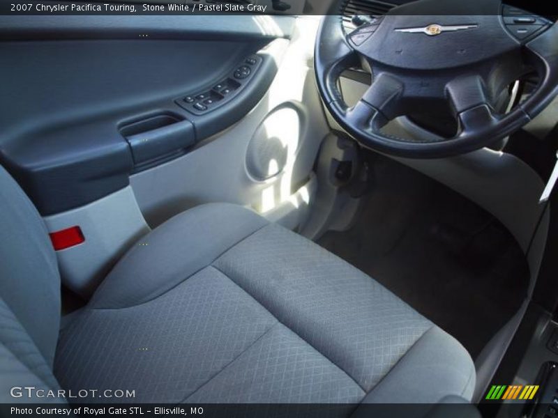 Stone White / Pastel Slate Gray 2007 Chrysler Pacifica Touring