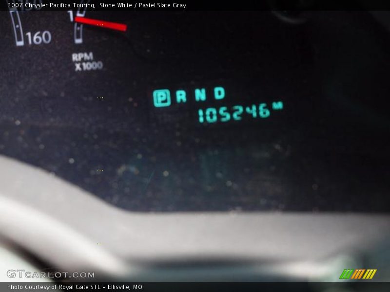 Stone White / Pastel Slate Gray 2007 Chrysler Pacifica Touring