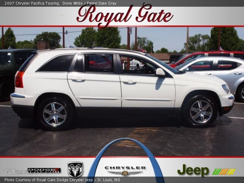 Stone White / Pastel Slate Gray 2007 Chrysler Pacifica Touring