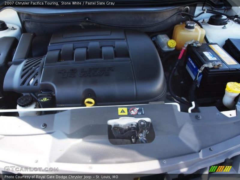 Stone White / Pastel Slate Gray 2007 Chrysler Pacifica Touring