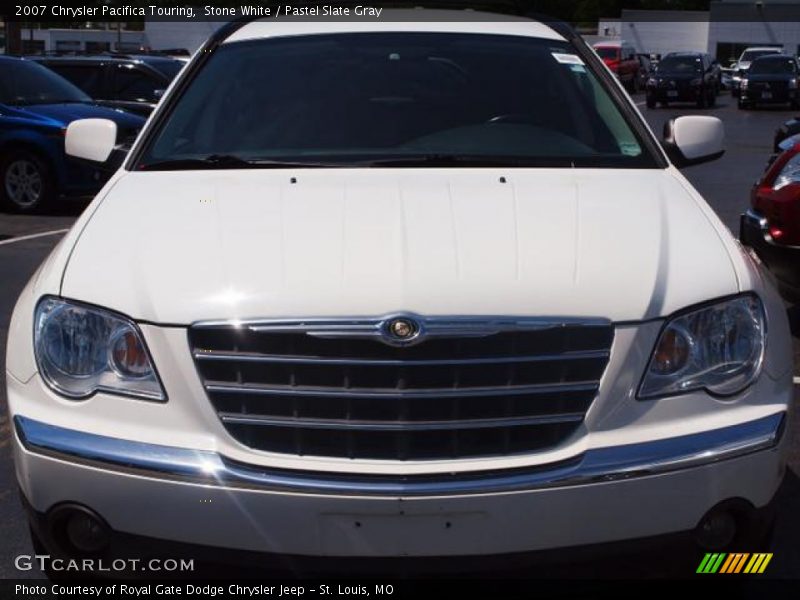 Stone White / Pastel Slate Gray 2007 Chrysler Pacifica Touring