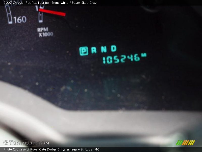 Stone White / Pastel Slate Gray 2007 Chrysler Pacifica Touring