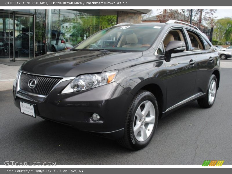 Truffle Brown Mica / Parchment/Brown Walnut 2010 Lexus RX 350 AWD