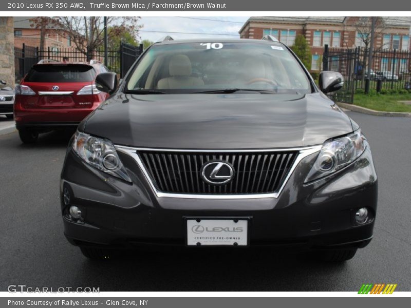 Truffle Brown Mica / Parchment/Brown Walnut 2010 Lexus RX 350 AWD