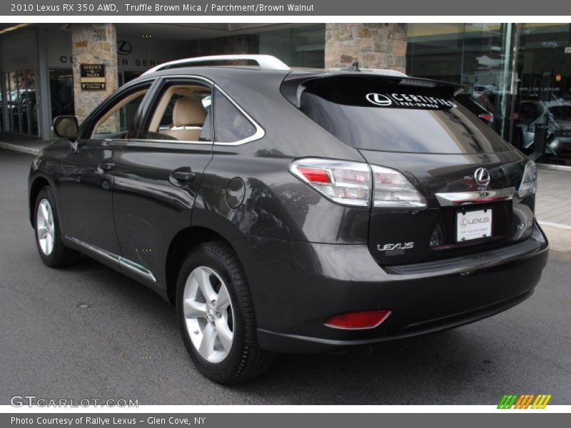Truffle Brown Mica / Parchment/Brown Walnut 2010 Lexus RX 350 AWD
