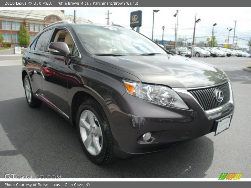 Truffle Brown Mica / Parchment/Brown Walnut 2010 Lexus RX 350 AWD