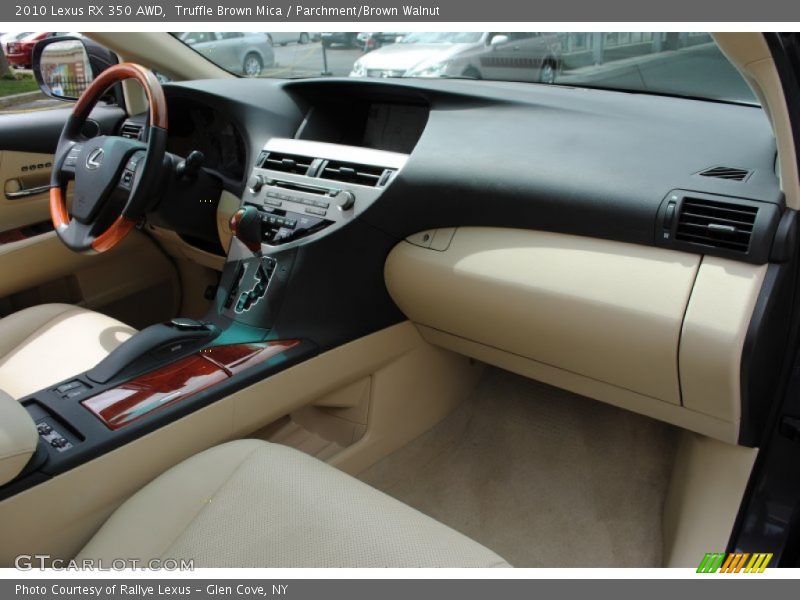 Truffle Brown Mica / Parchment/Brown Walnut 2010 Lexus RX 350 AWD