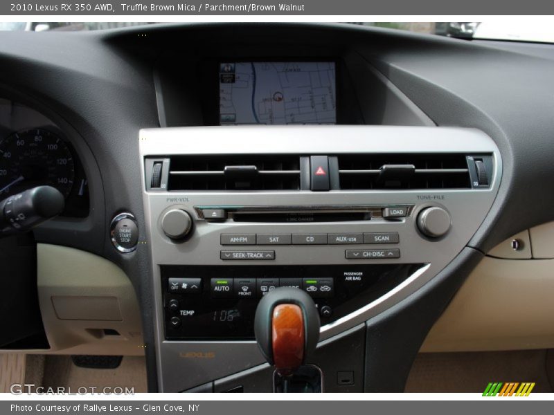 Truffle Brown Mica / Parchment/Brown Walnut 2010 Lexus RX 350 AWD