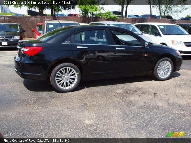 Black / Black 2012 Chrysler 200 Limited Sedan