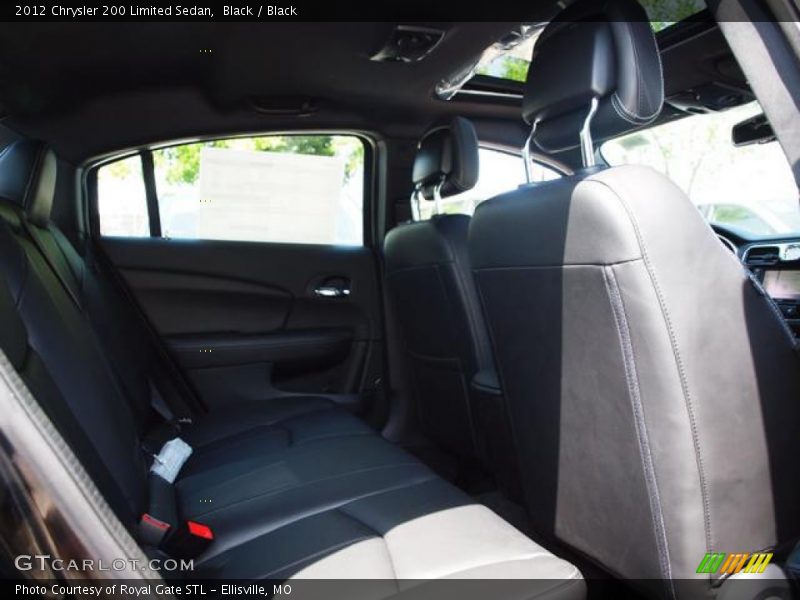 Black / Black 2012 Chrysler 200 Limited Sedan