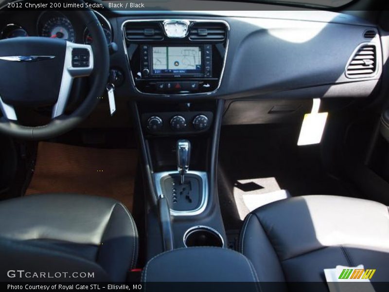 Black / Black 2012 Chrysler 200 Limited Sedan