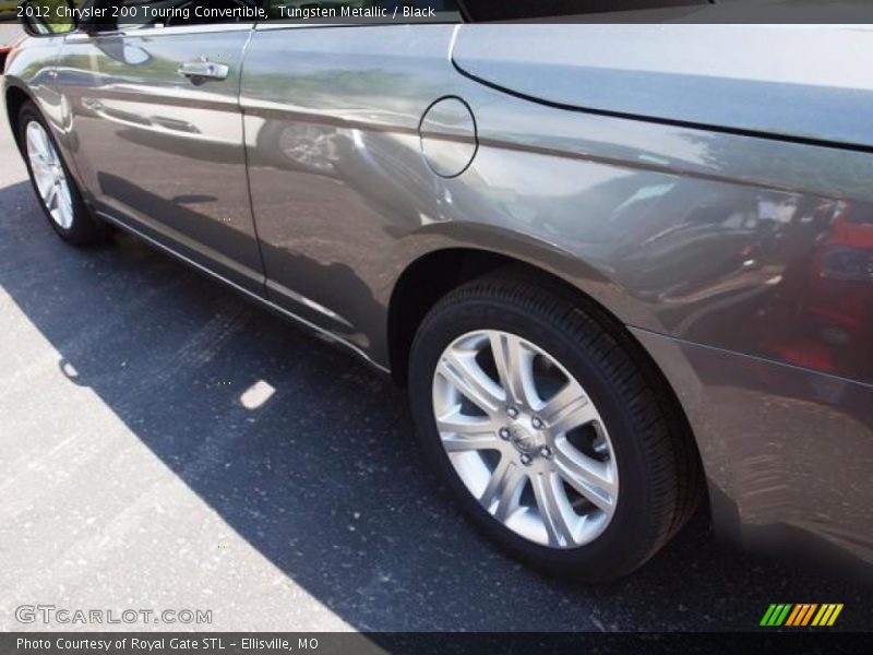 Tungsten Metallic / Black 2012 Chrysler 200 Touring Convertible