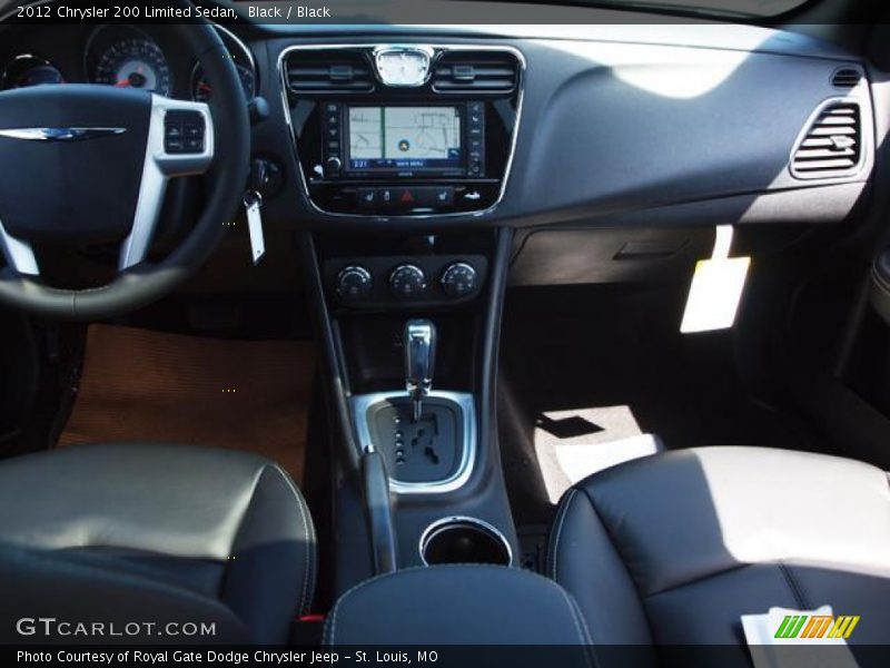 Black / Black 2012 Chrysler 200 Limited Sedan