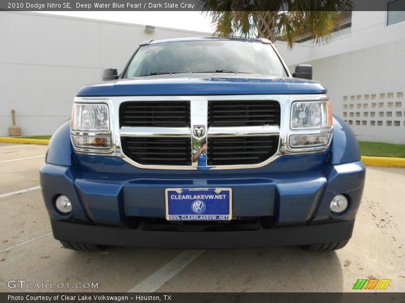 Deep Water Blue Pearl / Dark Slate Gray 2010 Dodge Nitro SE
