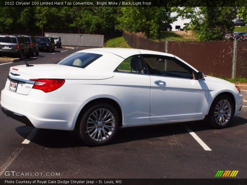 Bright White / Black/Light Frost 2012 Chrysler 200 Limited Hard Top Convertible