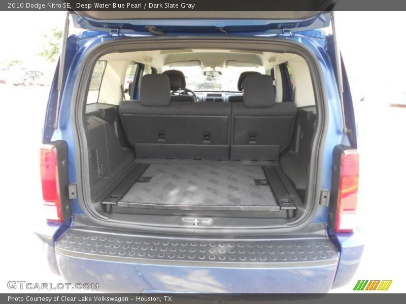 Deep Water Blue Pearl / Dark Slate Gray 2010 Dodge Nitro SE
