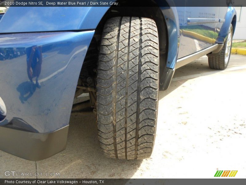 Deep Water Blue Pearl / Dark Slate Gray 2010 Dodge Nitro SE