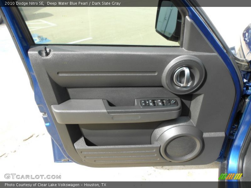 Deep Water Blue Pearl / Dark Slate Gray 2010 Dodge Nitro SE