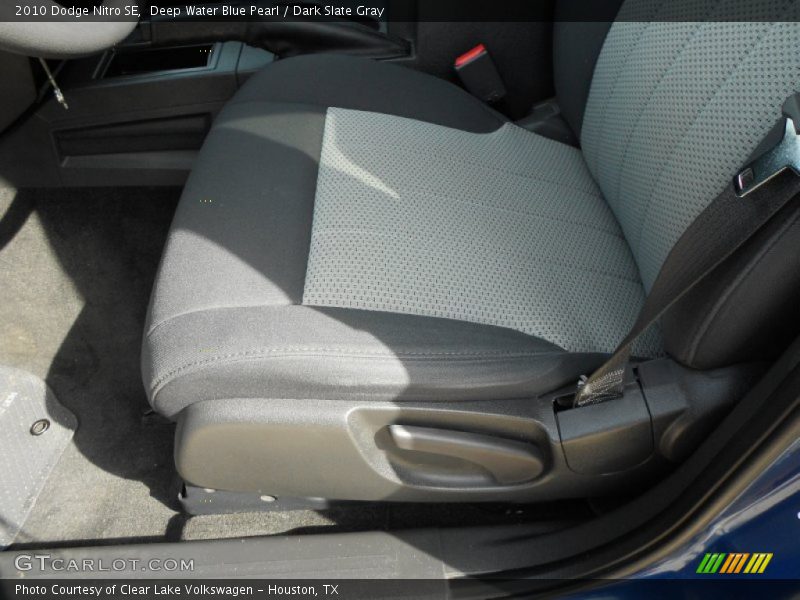 Deep Water Blue Pearl / Dark Slate Gray 2010 Dodge Nitro SE