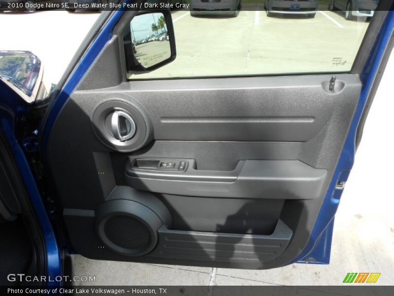 Deep Water Blue Pearl / Dark Slate Gray 2010 Dodge Nitro SE