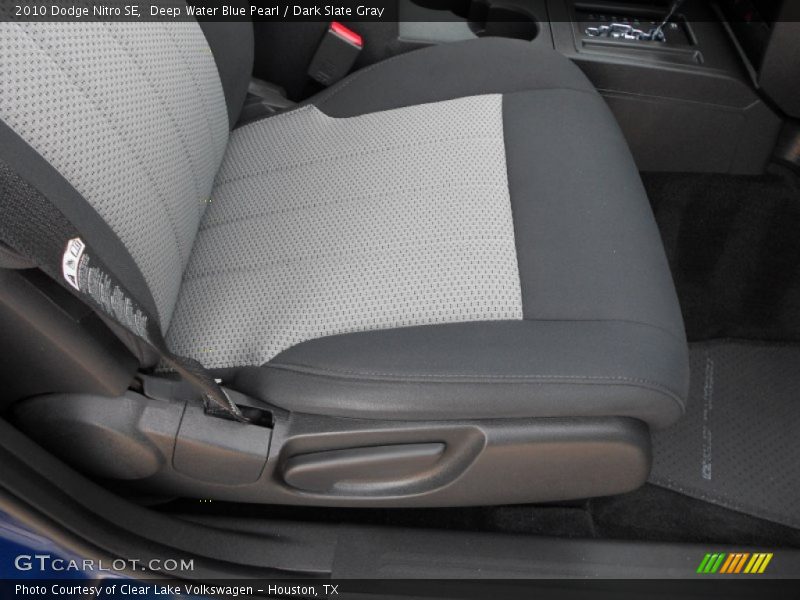 Deep Water Blue Pearl / Dark Slate Gray 2010 Dodge Nitro SE