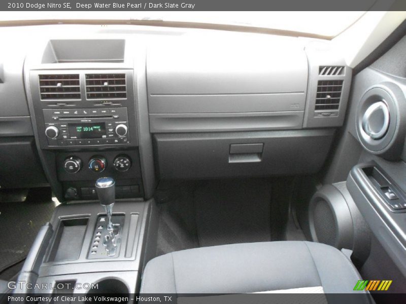 Deep Water Blue Pearl / Dark Slate Gray 2010 Dodge Nitro SE