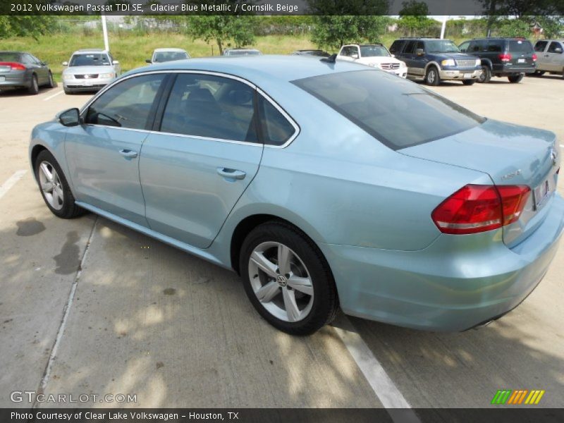 Glacier Blue Metallic / Cornsilk Beige 2012 Volkswagen Passat TDI SE