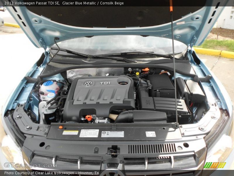 Glacier Blue Metallic / Cornsilk Beige 2012 Volkswagen Passat TDI SE