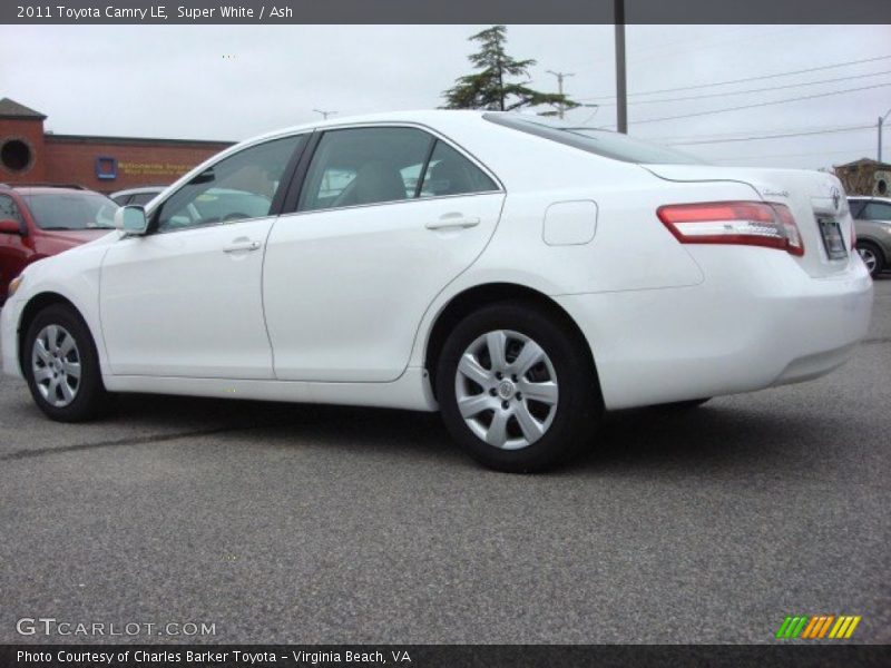 Super White / Ash 2011 Toyota Camry LE