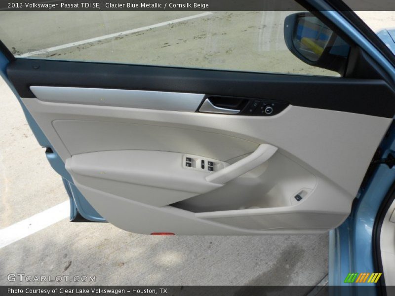 Glacier Blue Metallic / Cornsilk Beige 2012 Volkswagen Passat TDI SE