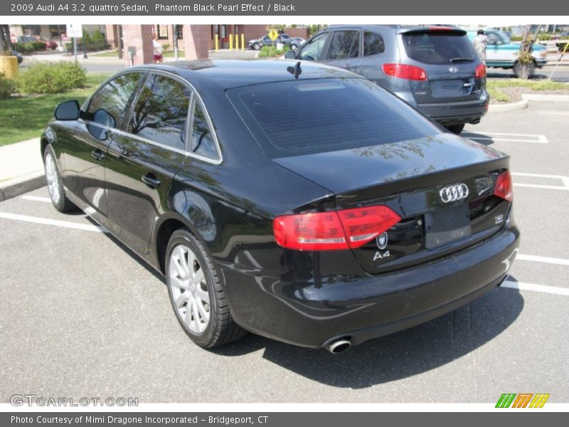 Phantom Black Pearl Effect / Black 2009 Audi A4 3.2 quattro Sedan