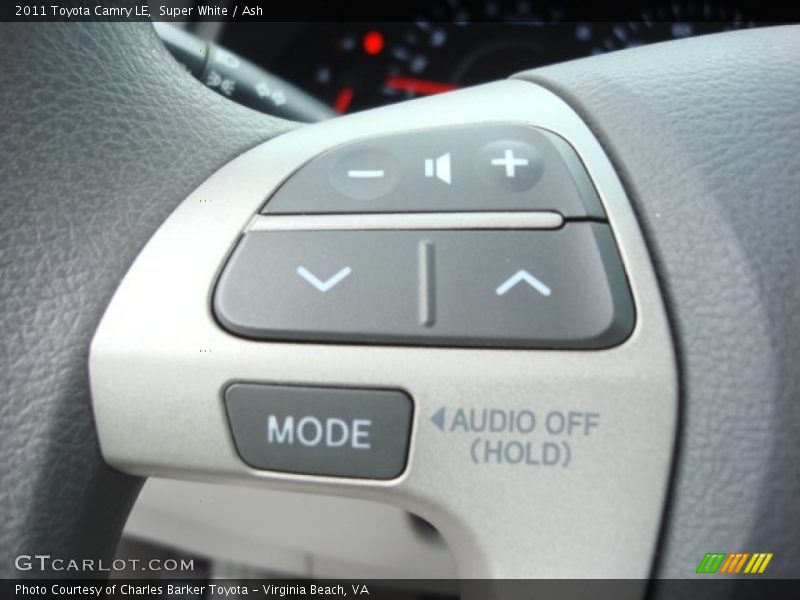 Super White / Ash 2011 Toyota Camry LE