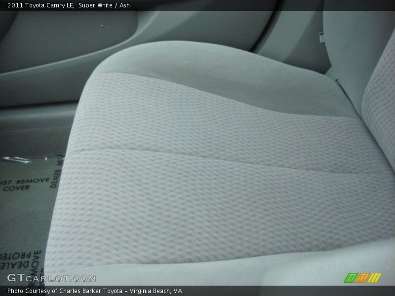 Super White / Ash 2011 Toyota Camry LE