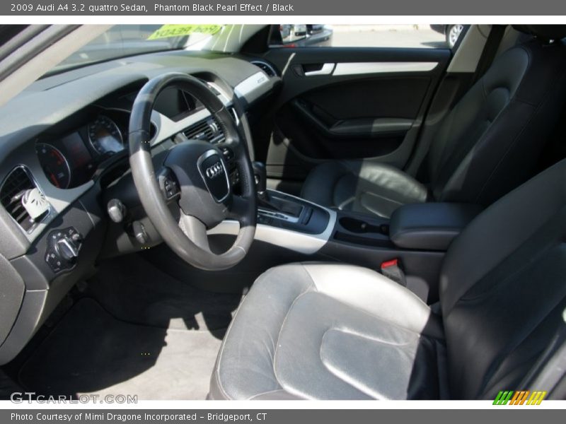 Phantom Black Pearl Effect / Black 2009 Audi A4 3.2 quattro Sedan