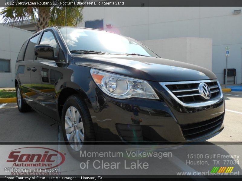 Nocturne Black Metallic / Sierra Sand 2012 Volkswagen Routan SEL