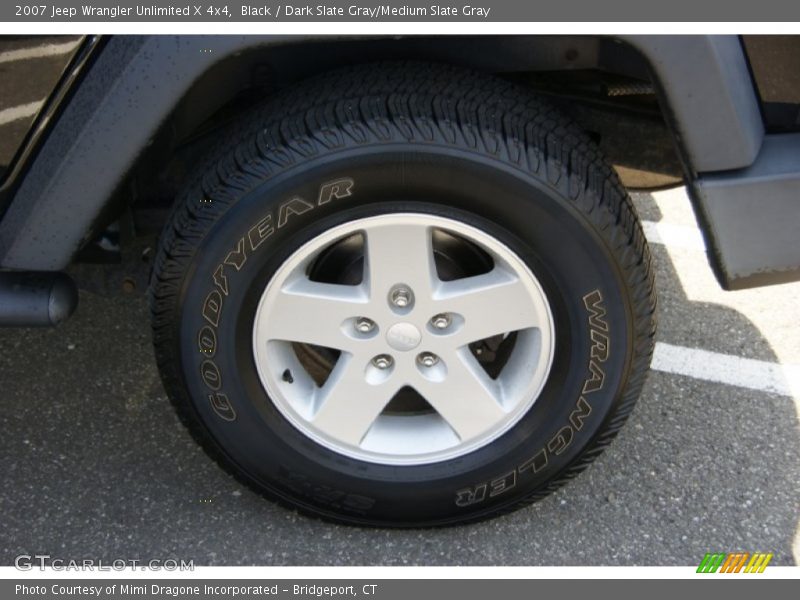 Black / Dark Slate Gray/Medium Slate Gray 2007 Jeep Wrangler Unlimited X 4x4