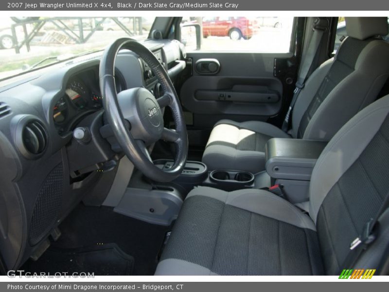 Black / Dark Slate Gray/Medium Slate Gray 2007 Jeep Wrangler Unlimited X 4x4