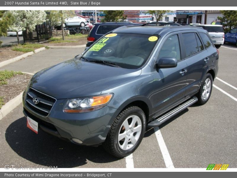 Slate Blue / Beige 2007 Hyundai Santa Fe Limited 4WD