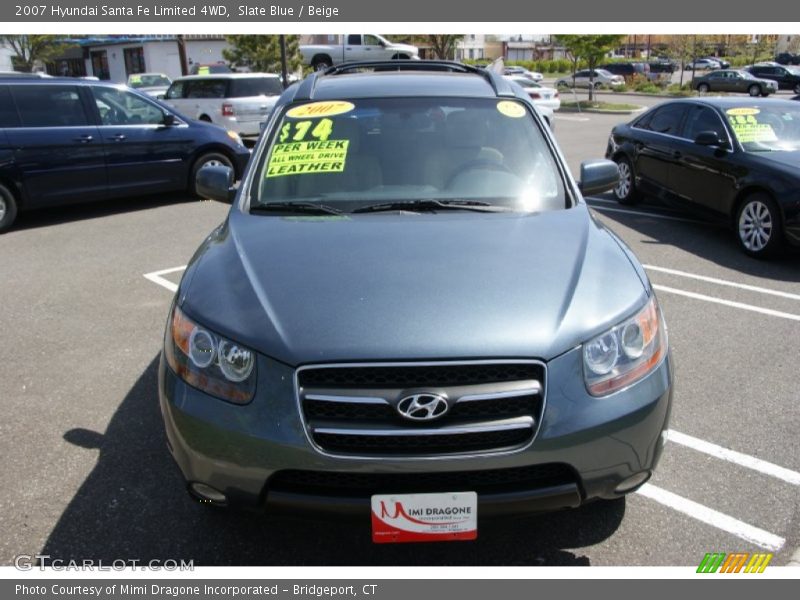 Slate Blue / Beige 2007 Hyundai Santa Fe Limited 4WD