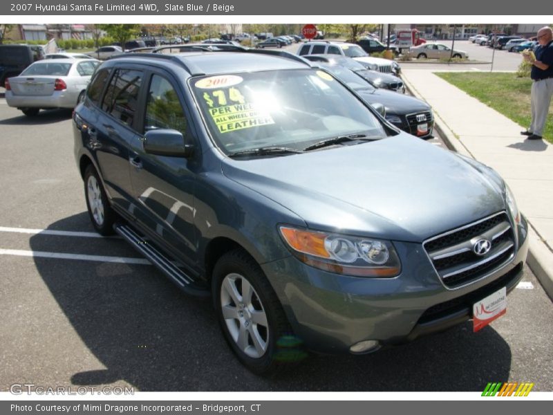 Slate Blue / Beige 2007 Hyundai Santa Fe Limited 4WD