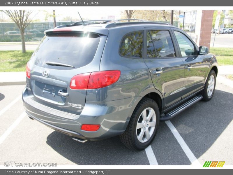 Slate Blue / Beige 2007 Hyundai Santa Fe Limited 4WD