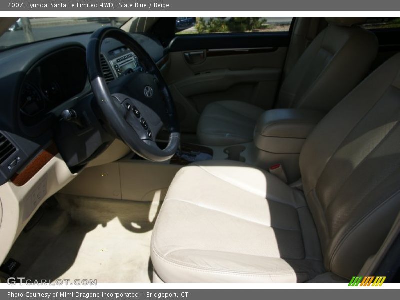 Slate Blue / Beige 2007 Hyundai Santa Fe Limited 4WD