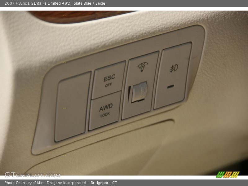 Slate Blue / Beige 2007 Hyundai Santa Fe Limited 4WD