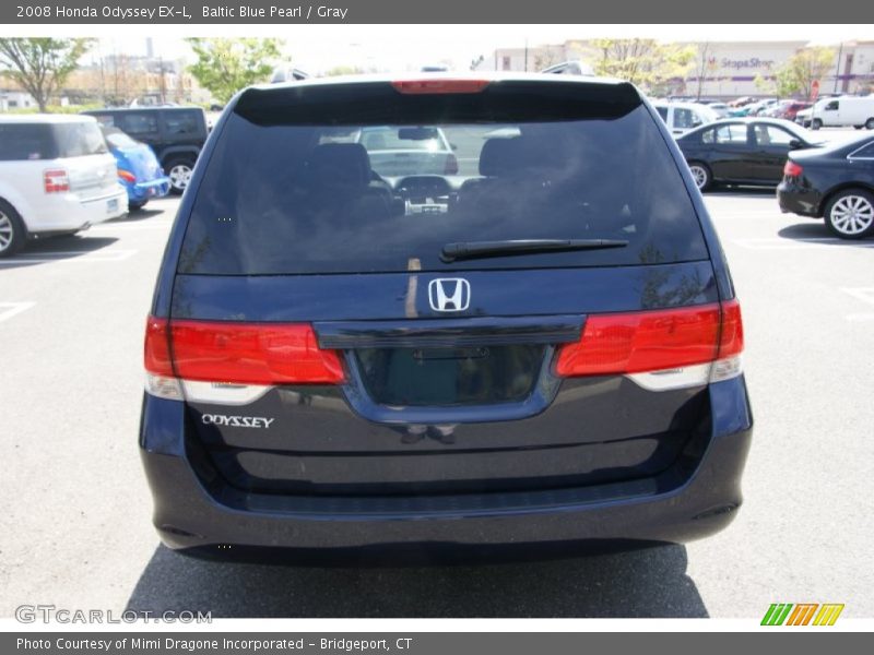 Baltic Blue Pearl / Gray 2008 Honda Odyssey EX-L