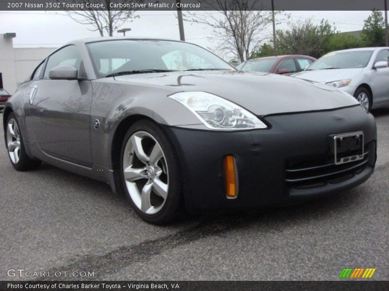Carbon Silver Metallic / Charcoal 2007 Nissan 350Z Touring Coupe